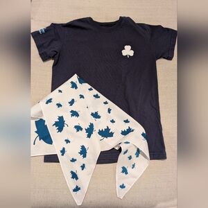 Girl Guides Canada Youth Girls T-Shirt Size Small + Brownie Scarf